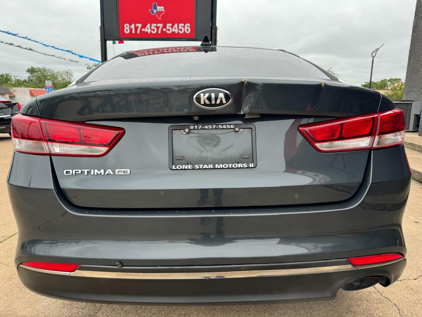 2016 GRAY KIA OPTIMA (KNAGT4L39G5) , located at 5900 E. Lancaster Ave., Fort Worth, TX, 76112, (817) 457-5456, 0.000000, 0.000000 - Photo#4